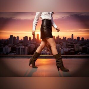 Enzo Angiolini Suede boots- size 7